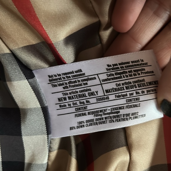 Burberry Brown Puffer Jacket - Picture 10 of 14